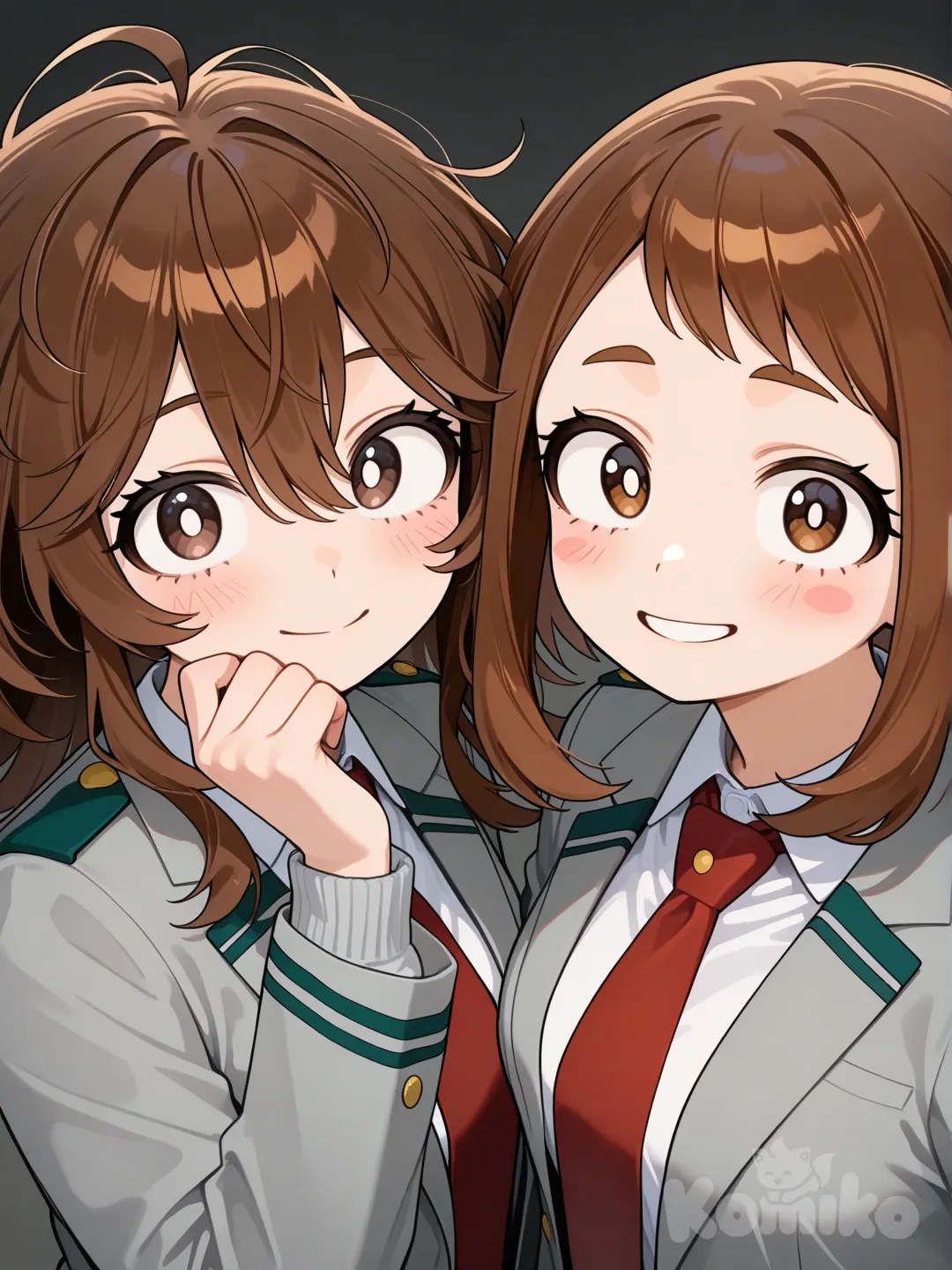 @Hagakure_Tooru, @Uraraka_Ochako