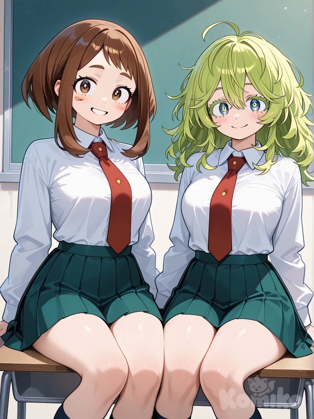 @Hagakure_Tooru, @Uraraka_Ochako