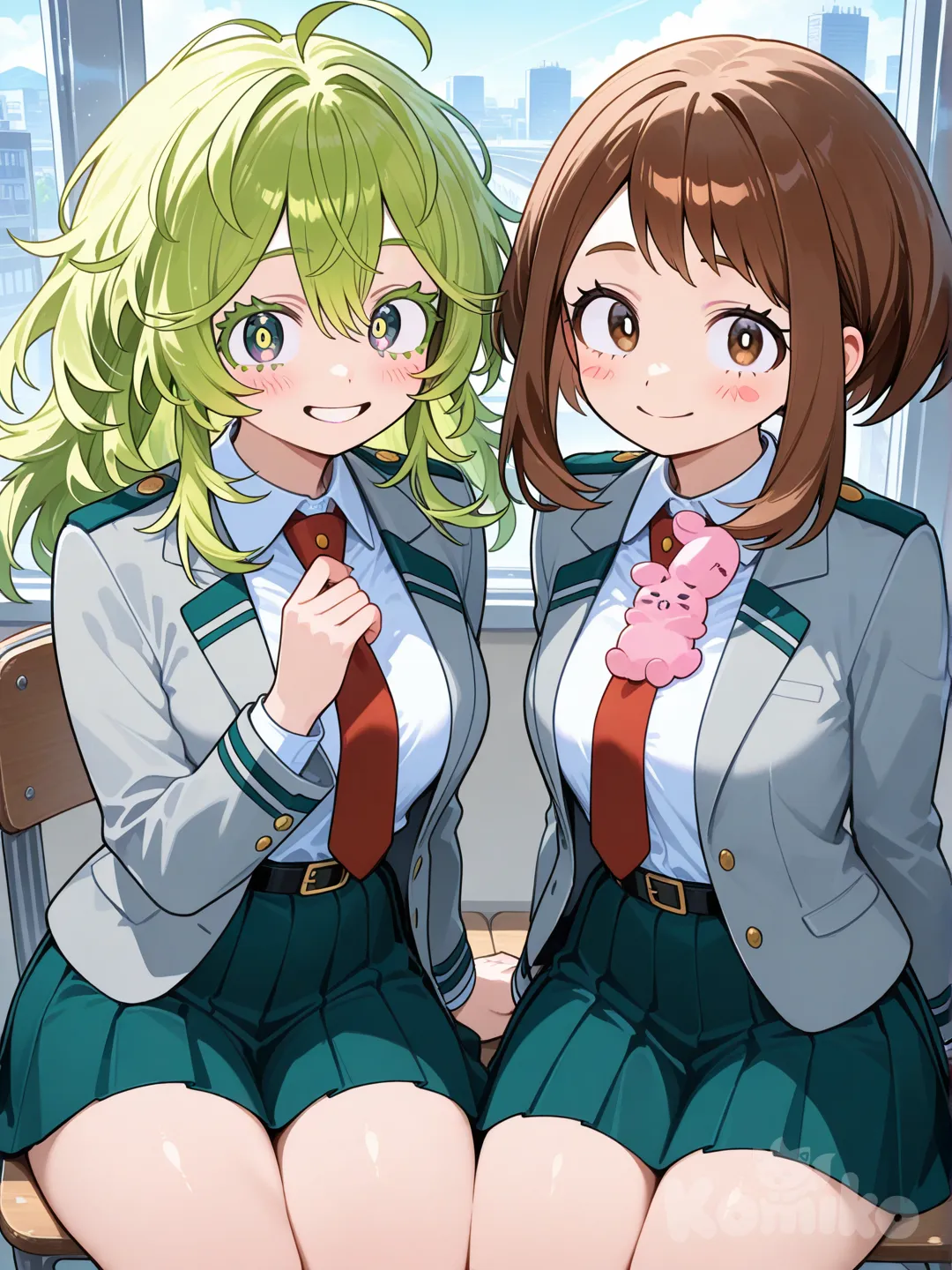 @Hagakure_Tooru, @Uraraka_Ochako