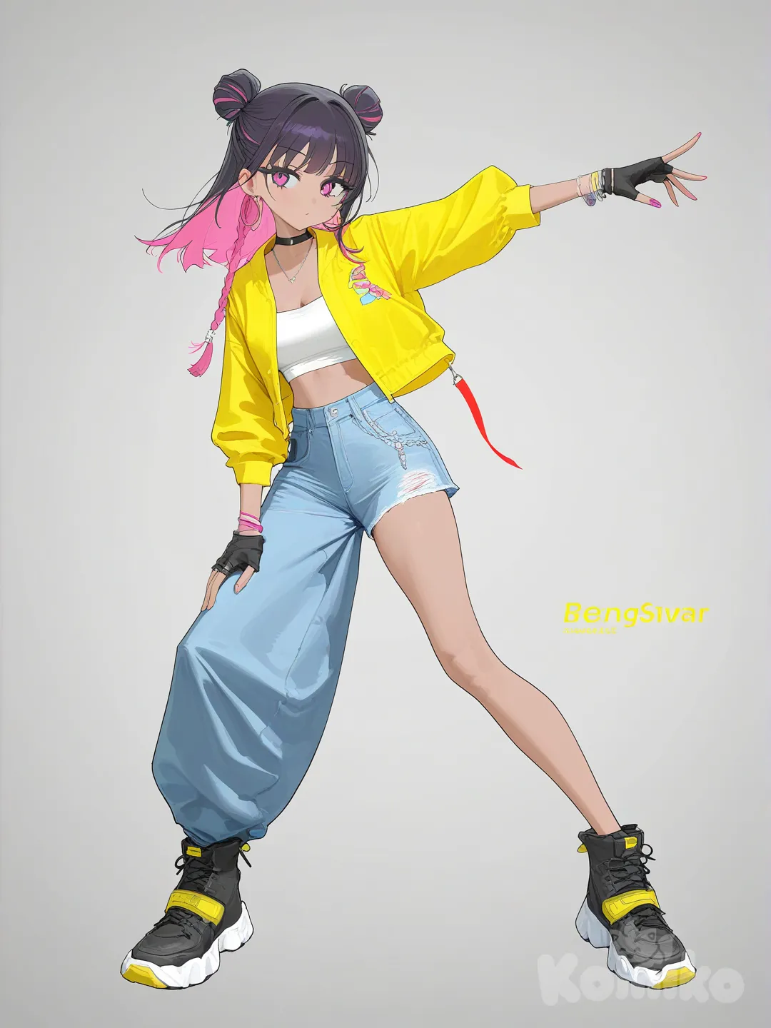 @Mira, @Rumi, @Zoey, [vibrant-anime-style]