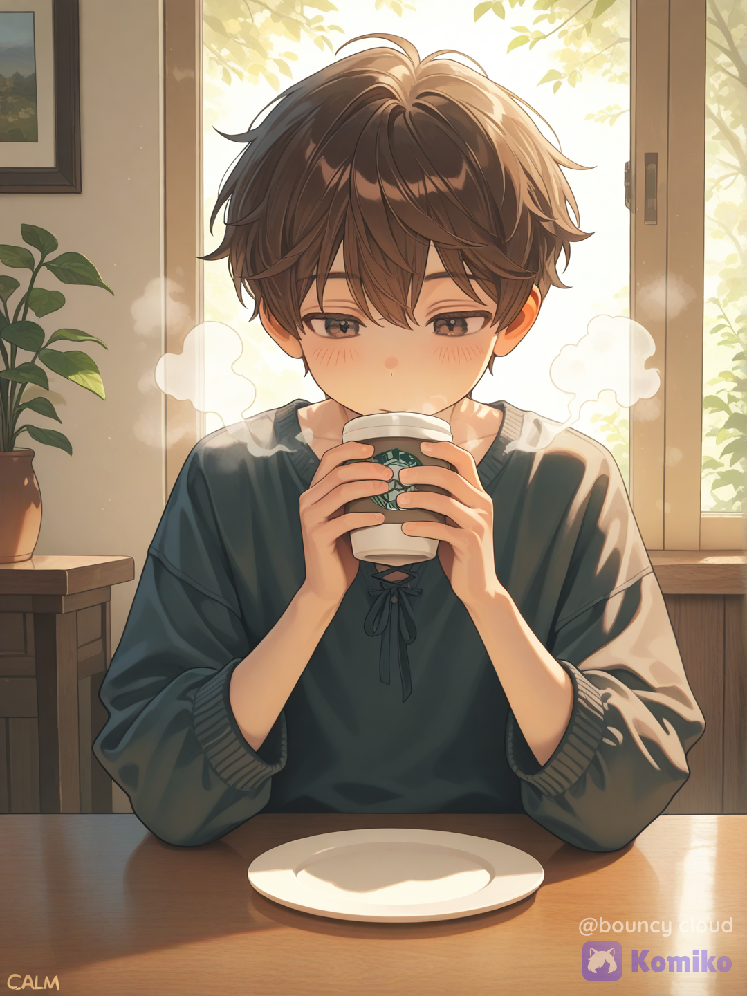 coffee in the morning