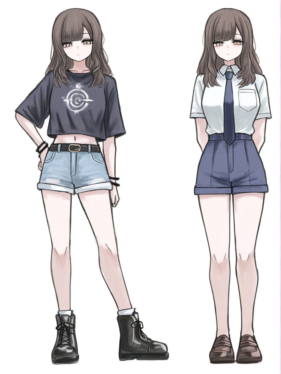 Twins ^Mika^ and ^Siena^