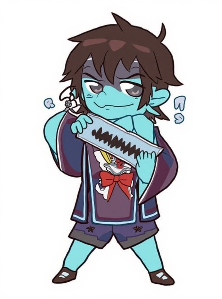 2boys, vox_(hazbin_hotel), tv_head, annoyed, sigh, focused_on_work, child, 5_years_old, mini_vox, bored, tugging_on_suit, surveillance_room, many_monitors, wires, equipment, full body, looking_at_viewer, anime_style, simple_background, white_background