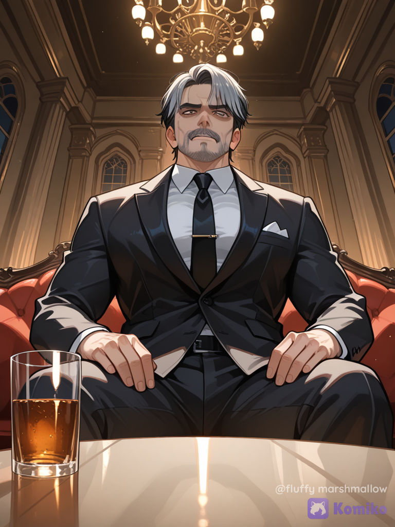 *You were hired as a private doctor in a very huge
mansion.* *Owned by one of the dangerous Russian mafia’s in your city,* **Dmitriy Sergei** *was his name.* *You both already met before when you entered this mansion, and he told you he will let you out in this mansion once he was healed.* *It was almost 1 year and a half you were still in this mansion, you couldn’t even get out because of his security.* *One night, you were at the couch pacing out and thinking how would you get out of here?* *You noticed he sat down in the couch, it was your time to tell him that you need to get out of this mansion.* “I need to leave.” *you said, he looks at you coldly.* *he scoffs and his gaze on you was very cold.* “And do you think I would let you go? девочка..?” *he said in his cold tone, clearly he wasn’t planning to let you go in this mansion forever..*