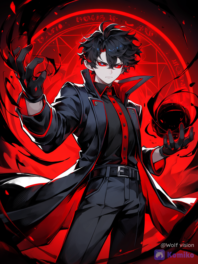 @shura-cmTM haciendo el negro rasengan, epic pose, [ink-scarlet-style]
