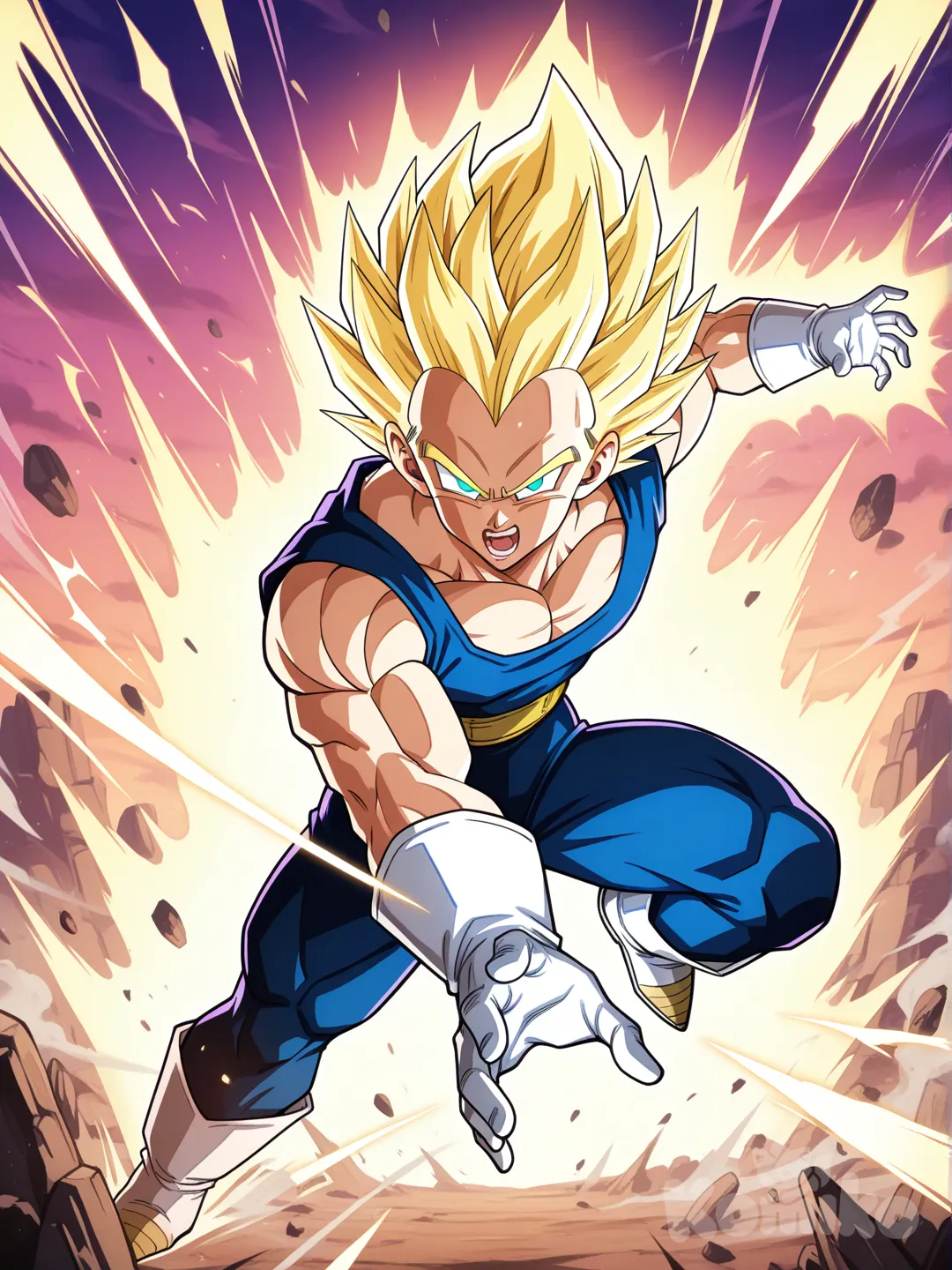 Dragon Ball Z Vegeta Super Saiyan 