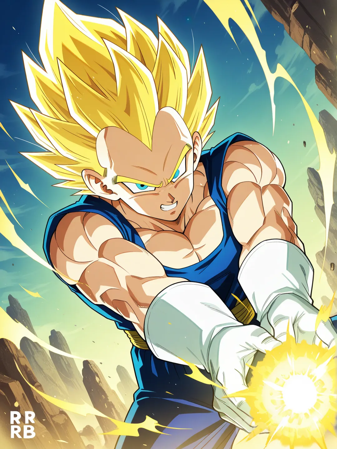 Dragon Ball Z Vegeta Final Flash