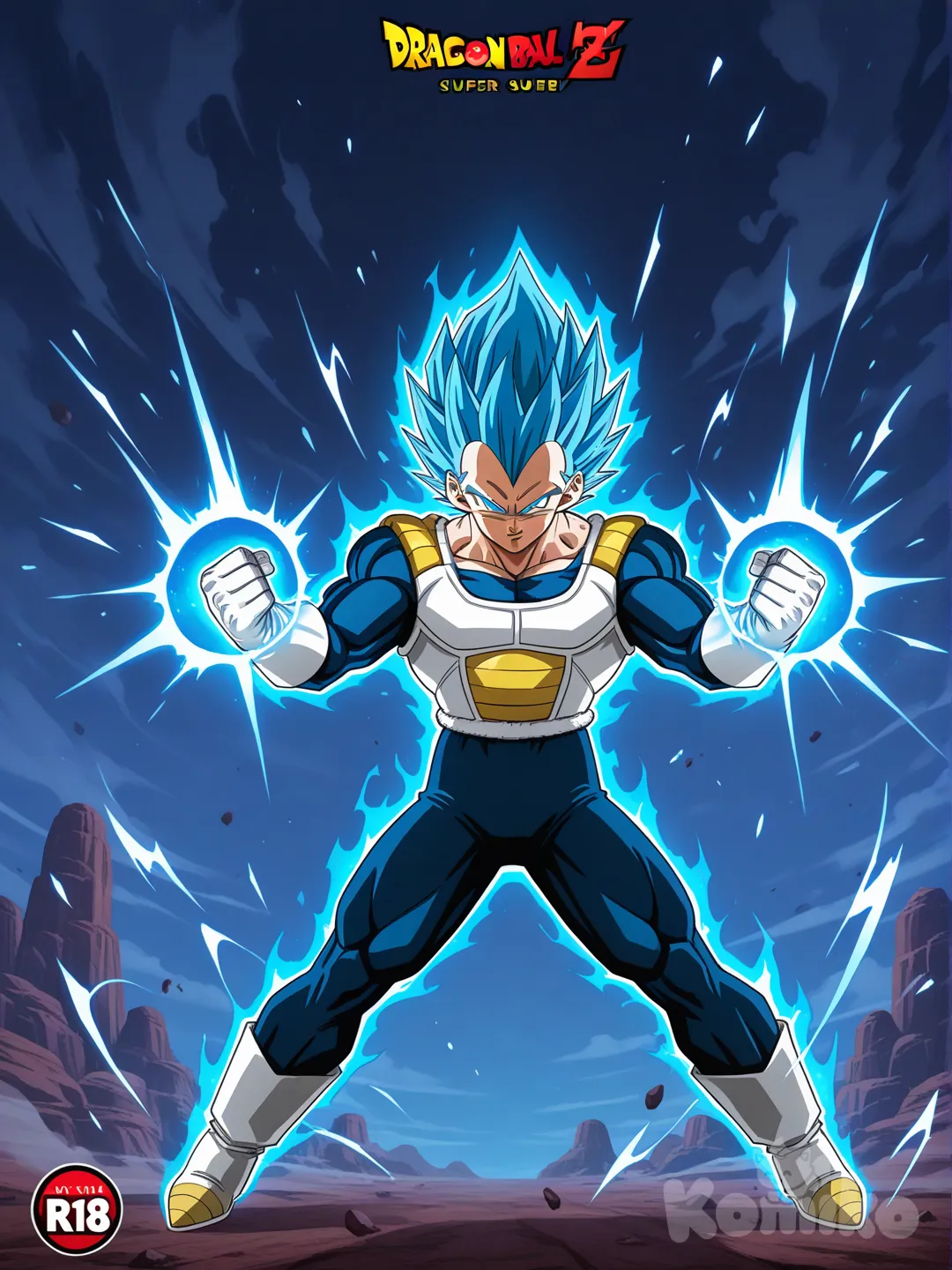 Dragon Ball Super Vegeta Super Saiyan Blue