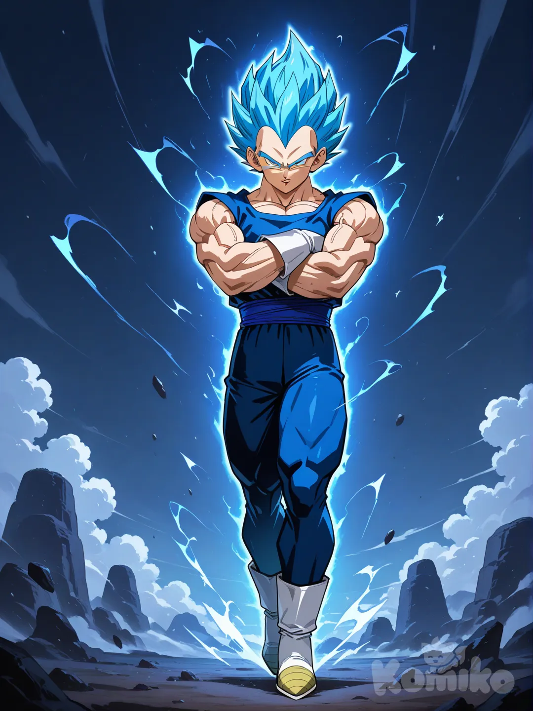 Dragon Ball Super 💥⚡✨ Vegeta Super Saiyan Blue