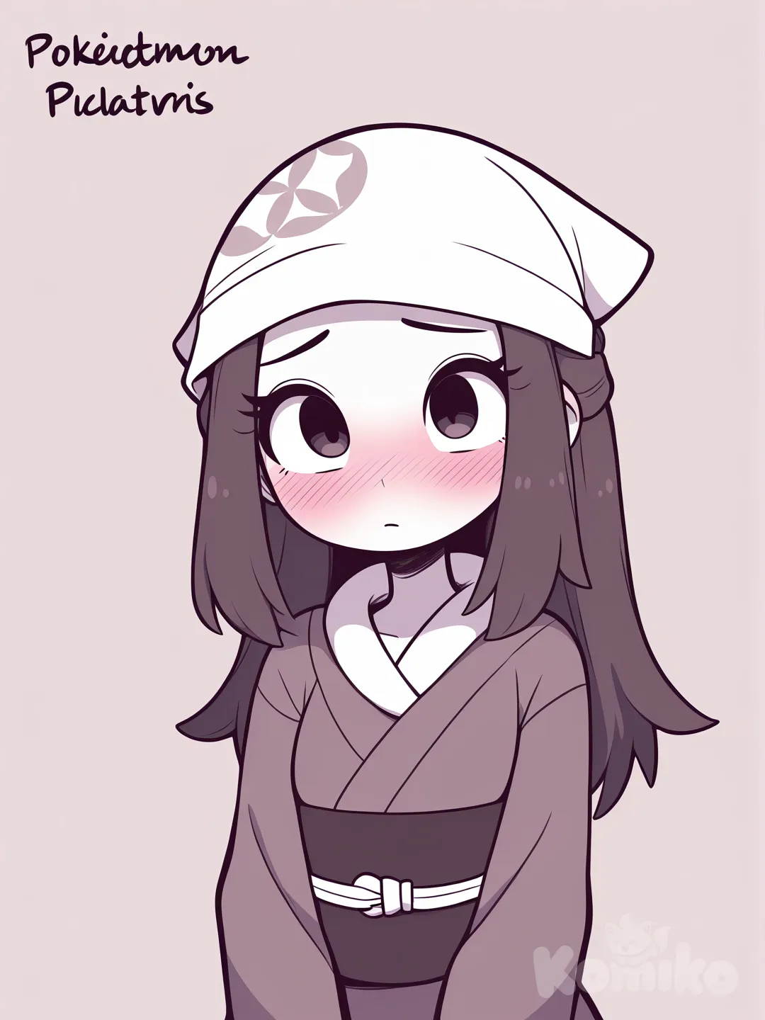 @Akari_(Pokemon), 1girl, [pop-toon-style], blush, headshot