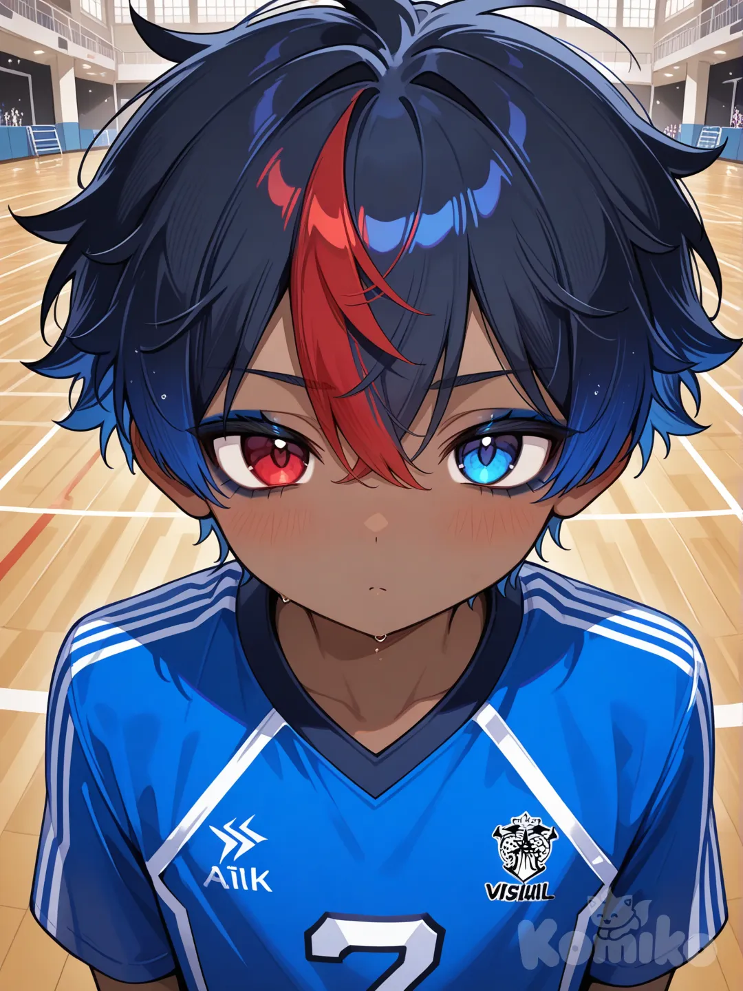 First volleyball game 