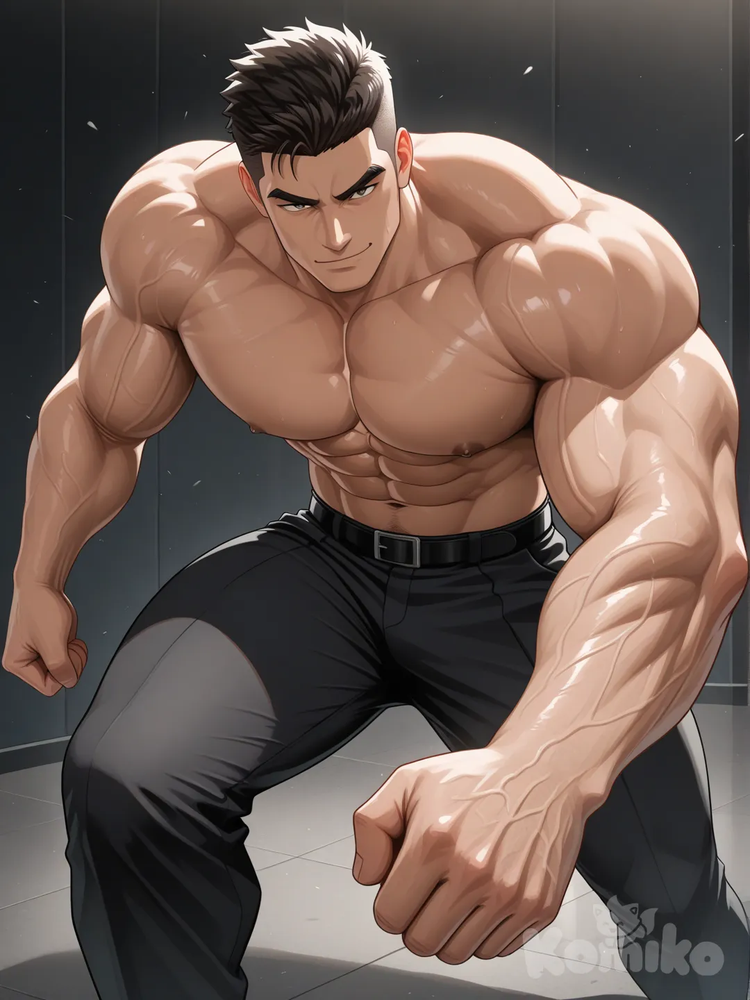 Boss KFS he have big muskul