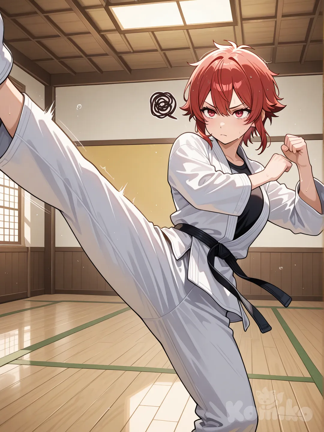 Tomo chan training