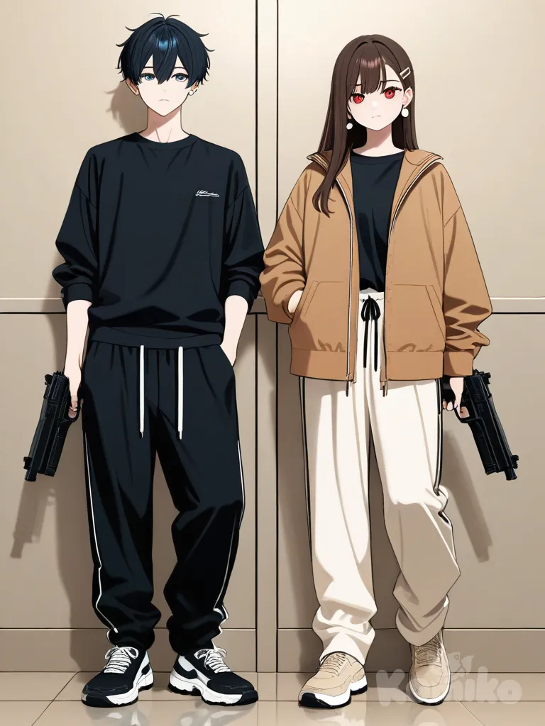 @michelle-fxgs, @k-Jzwc生成一张他们俩的情侣头像