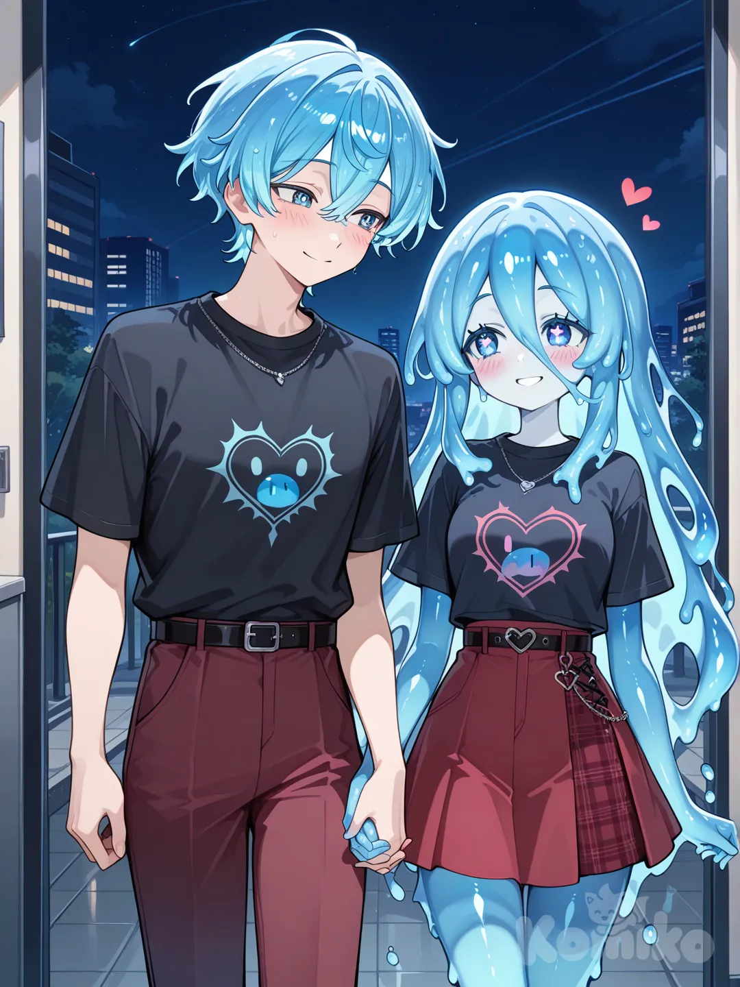 A date with slime girl