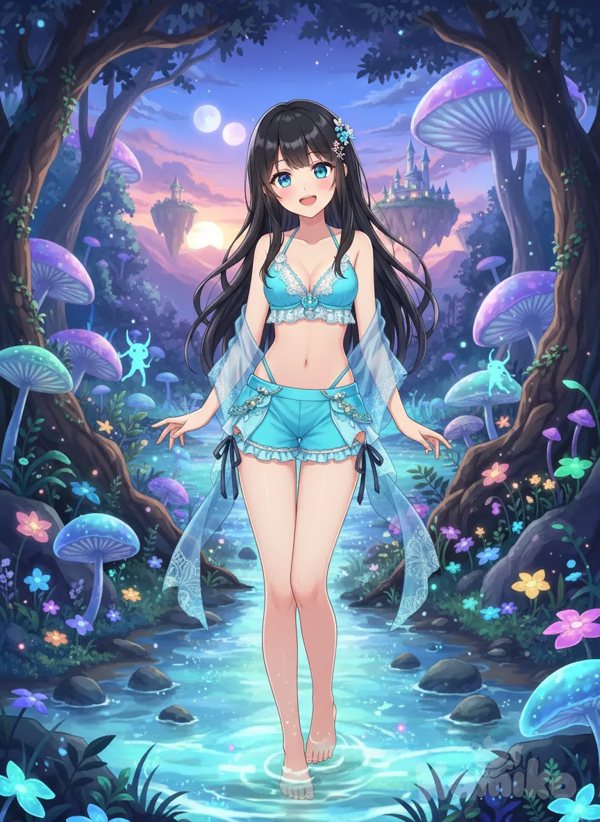 1 girl , anime style