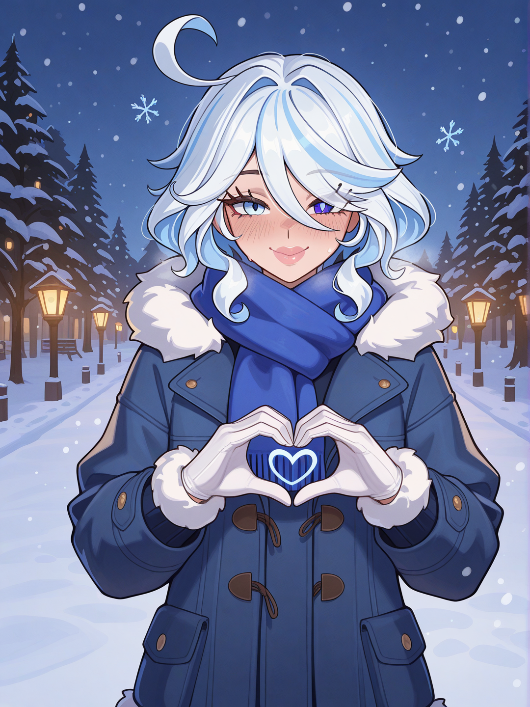 Bundled up Furina💙❄️