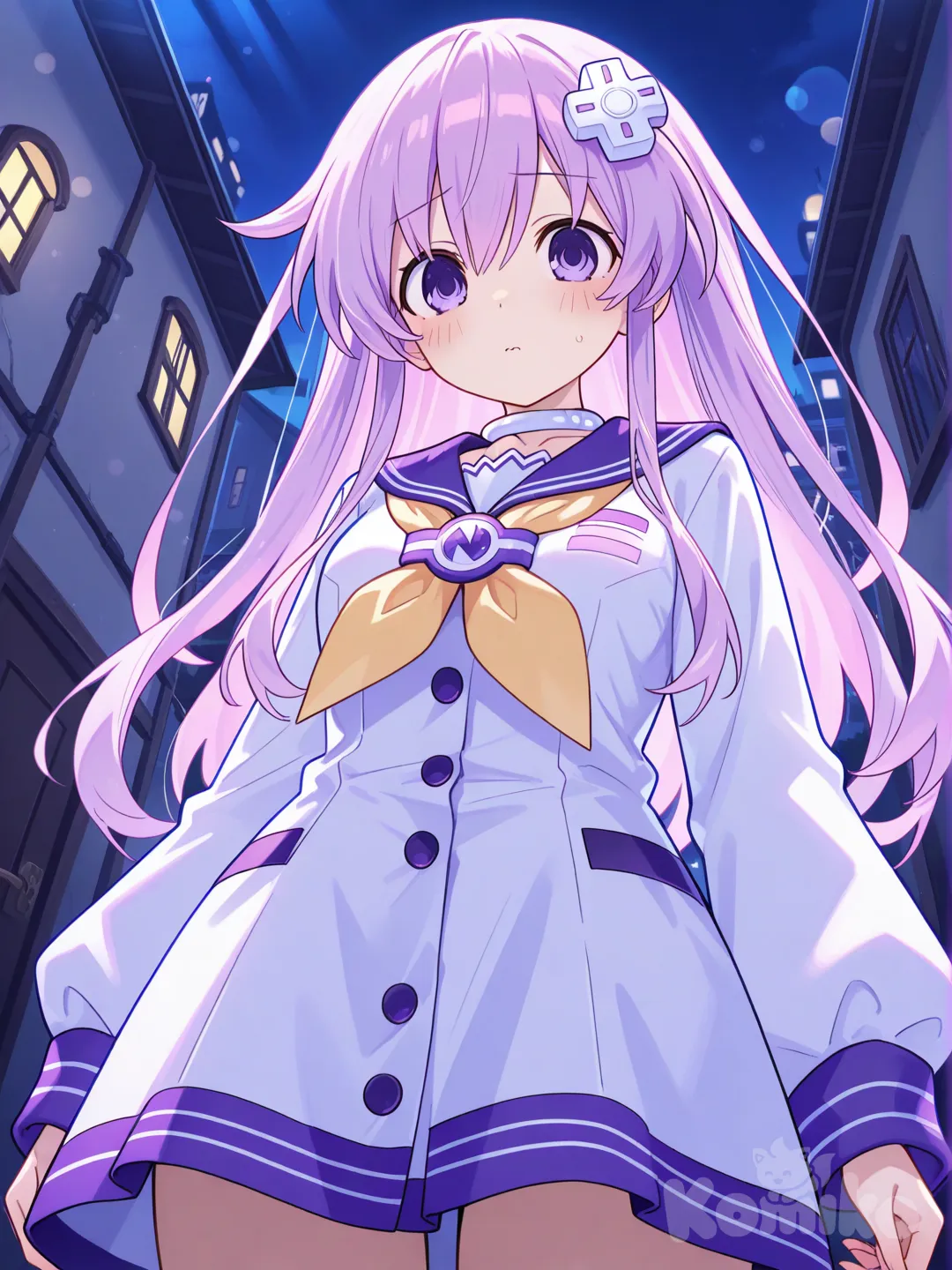 Nepgear : En un callejón a plena noche