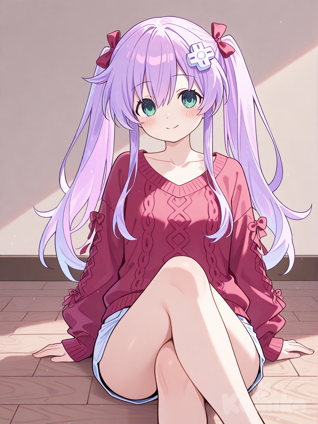 Nepgear : con delicadeza dentro de su casa