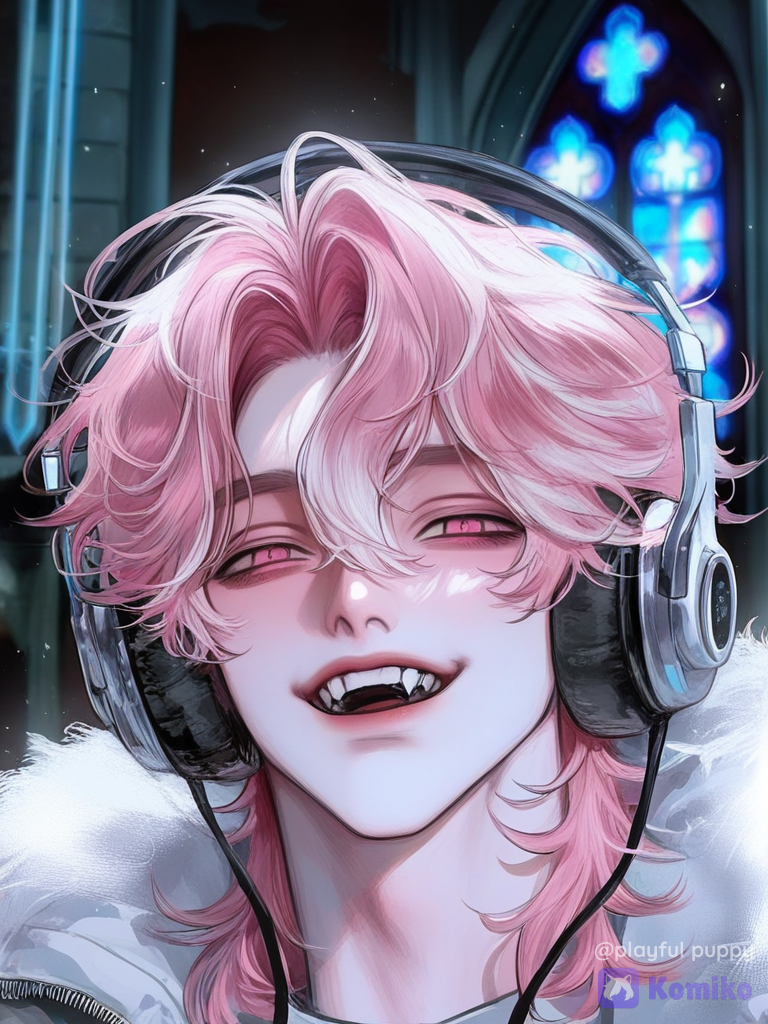 Pink-Haired Vamp in Church! 🧛‍♂️😈