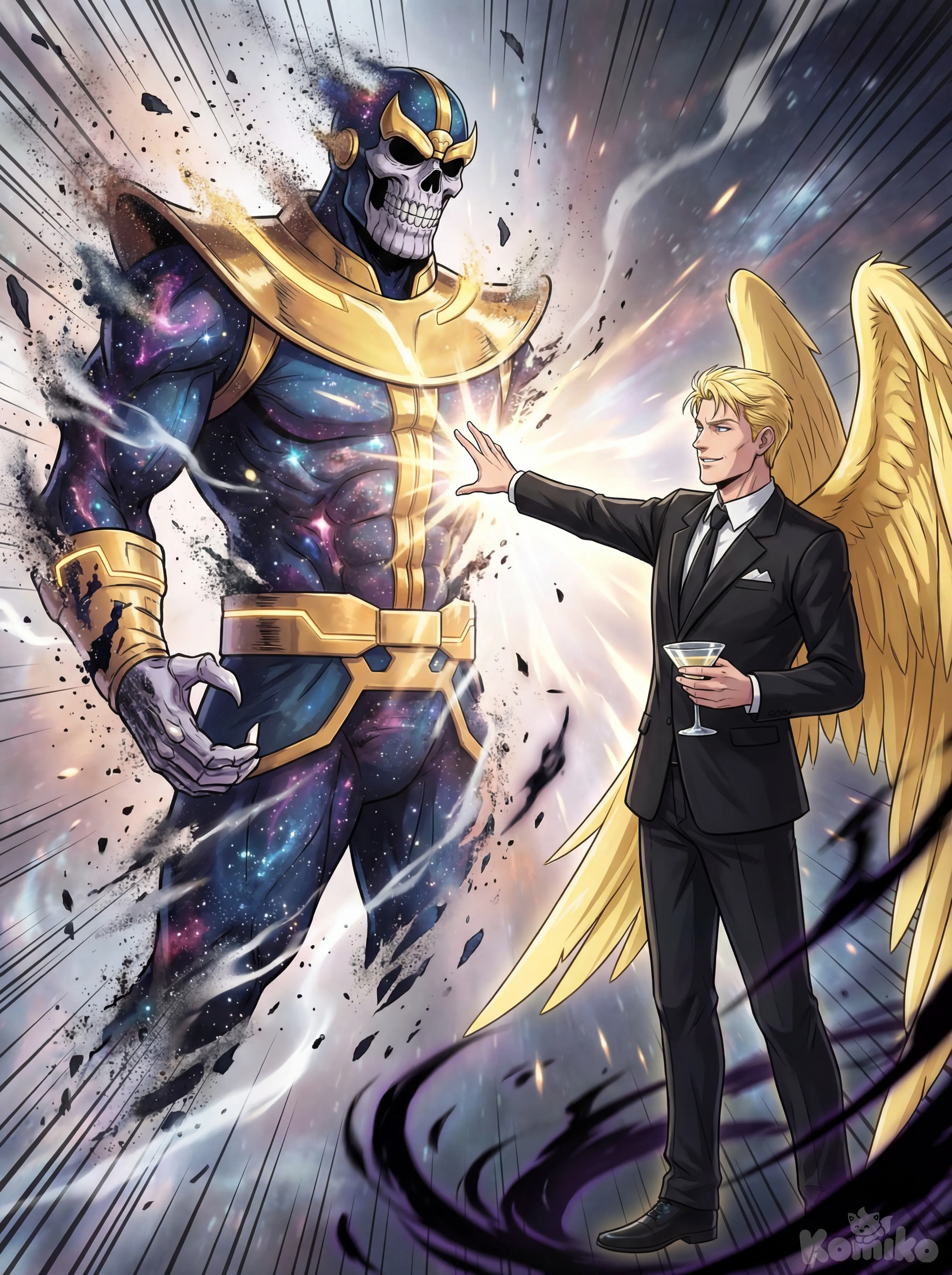 Lucifer Morningstar vs Thanos Regulador Astral 