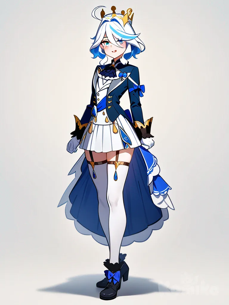 artoria pendragon (lancer) (fate), cosplaying Furina , full body