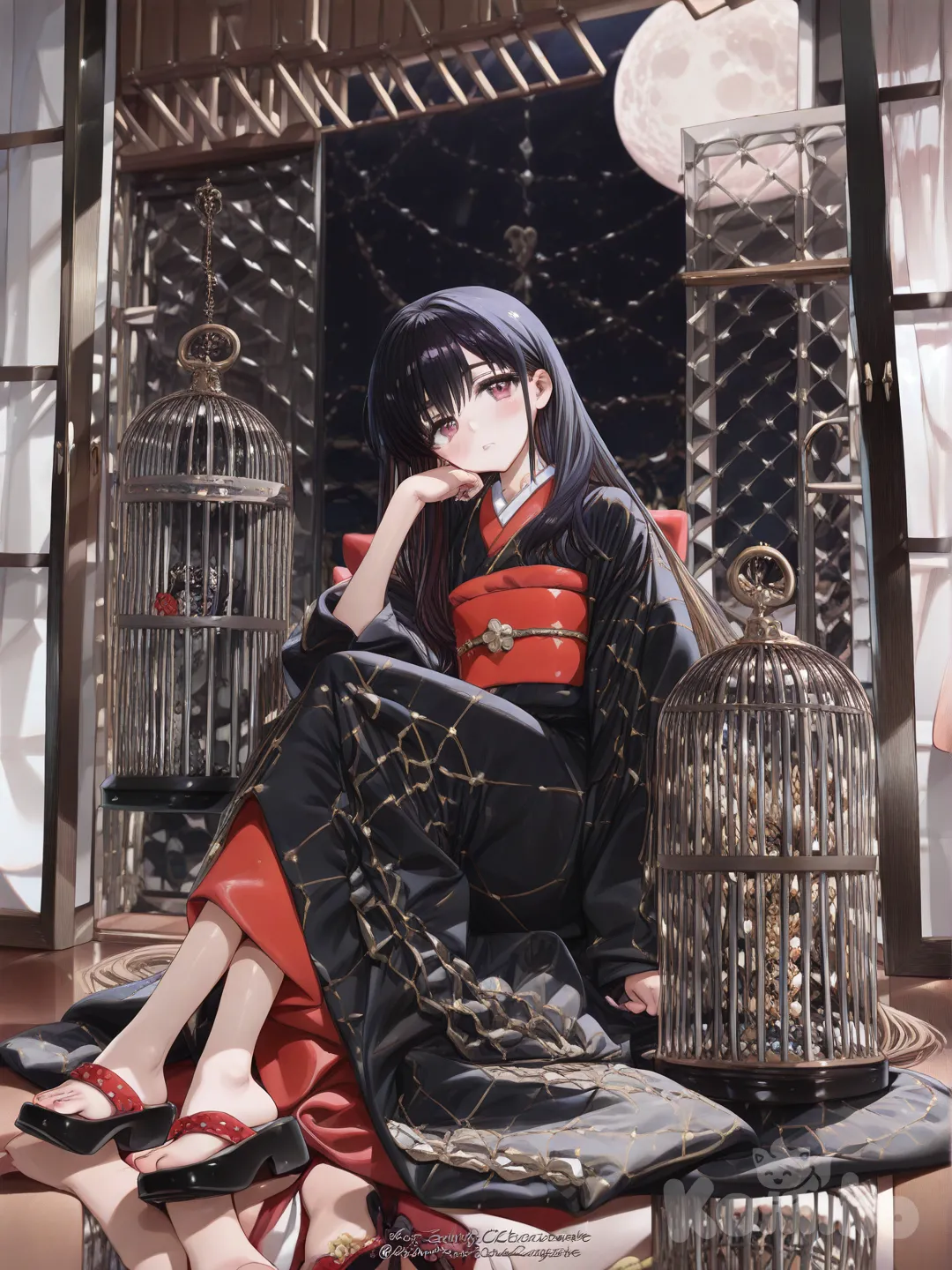  kagome kagome, [high-gloss-illustration-style]