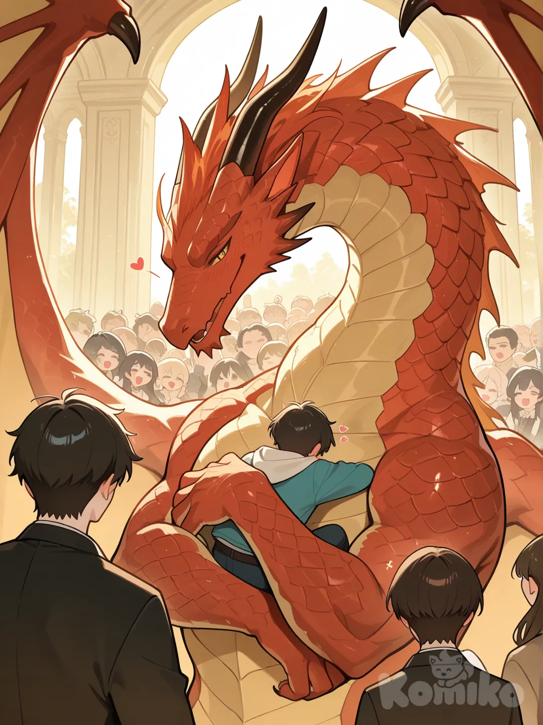 Big Dragon love people (- w -)