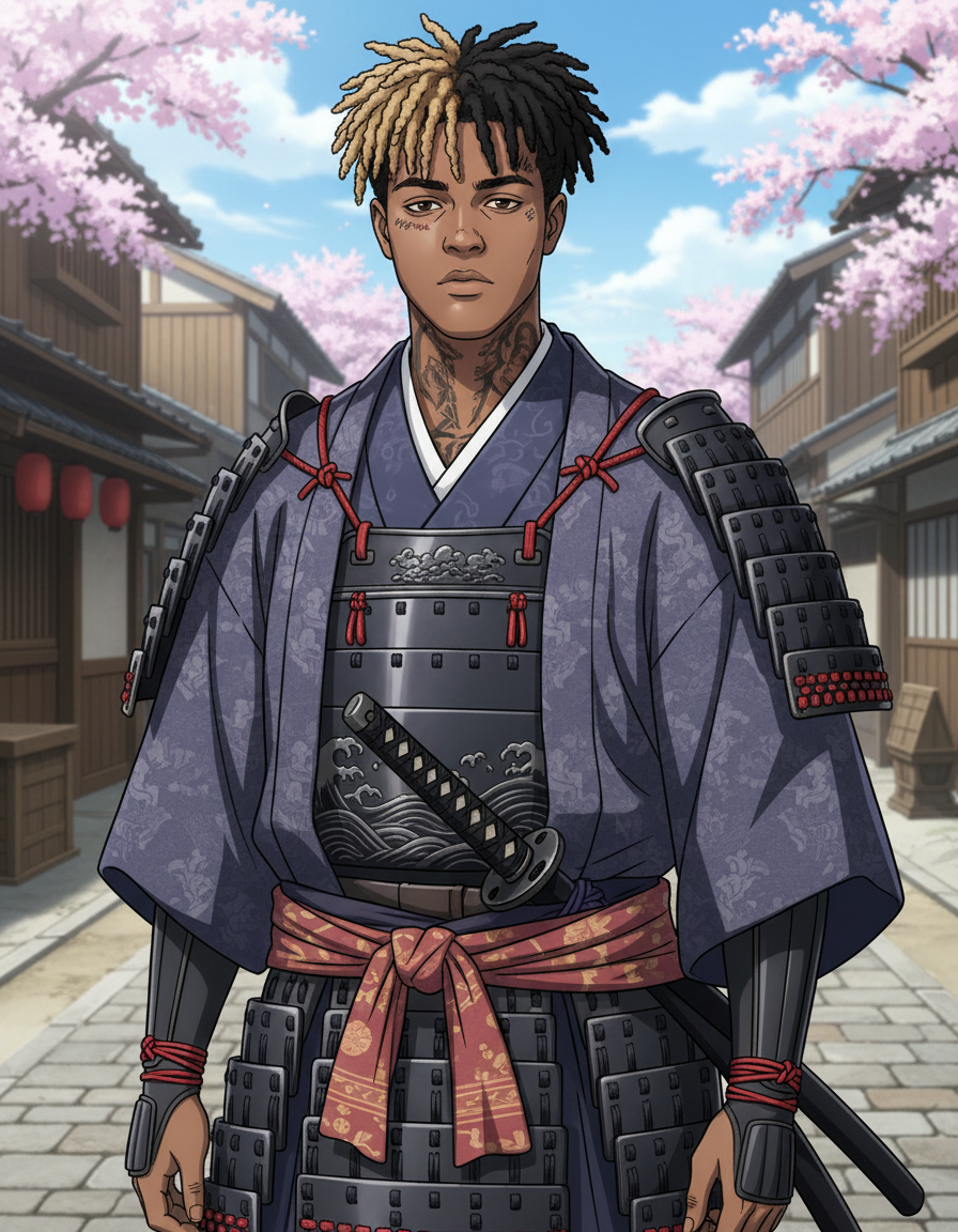 XXXTENTACION as a samurai 