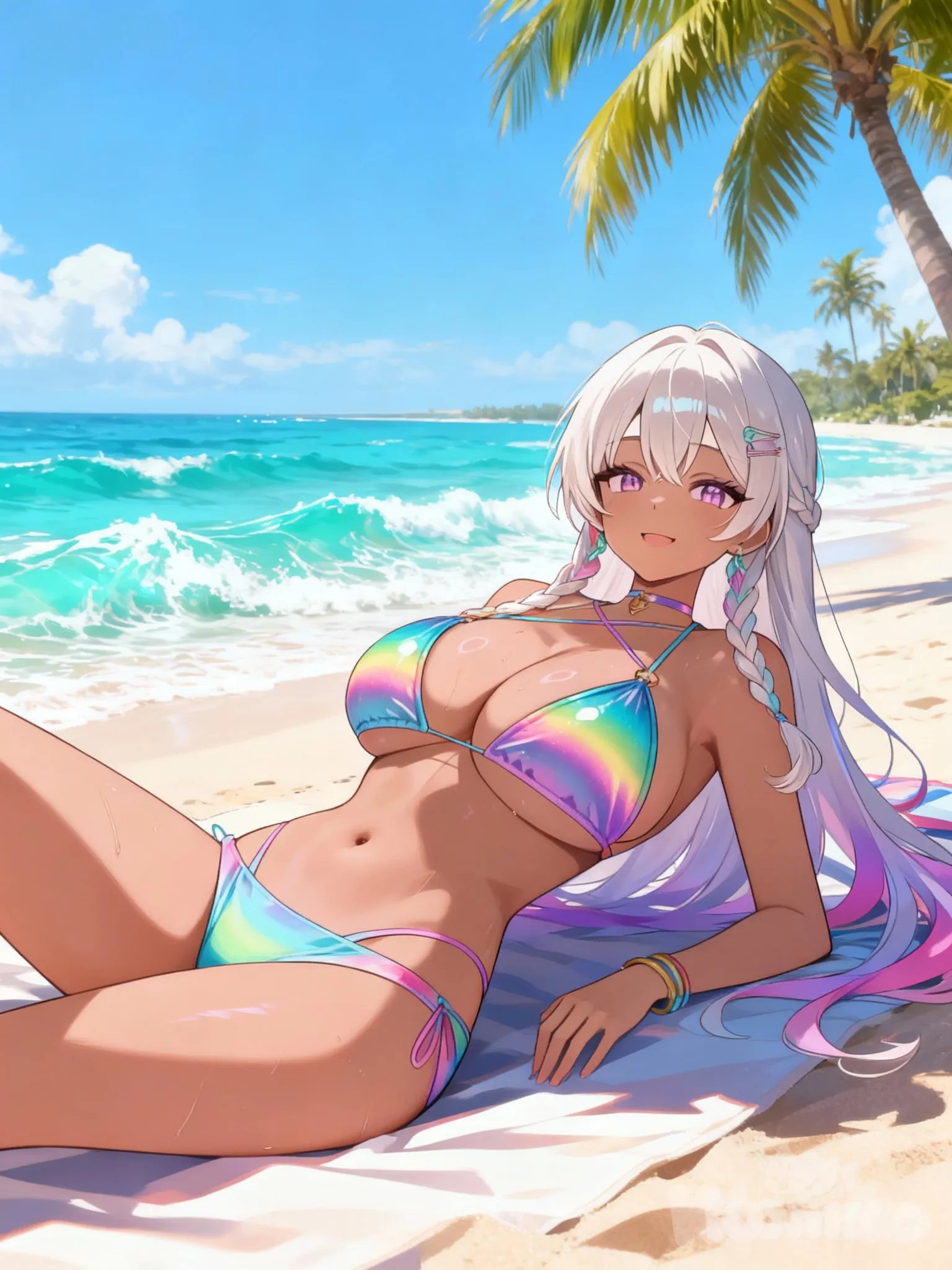 Miranda at the the Beach 