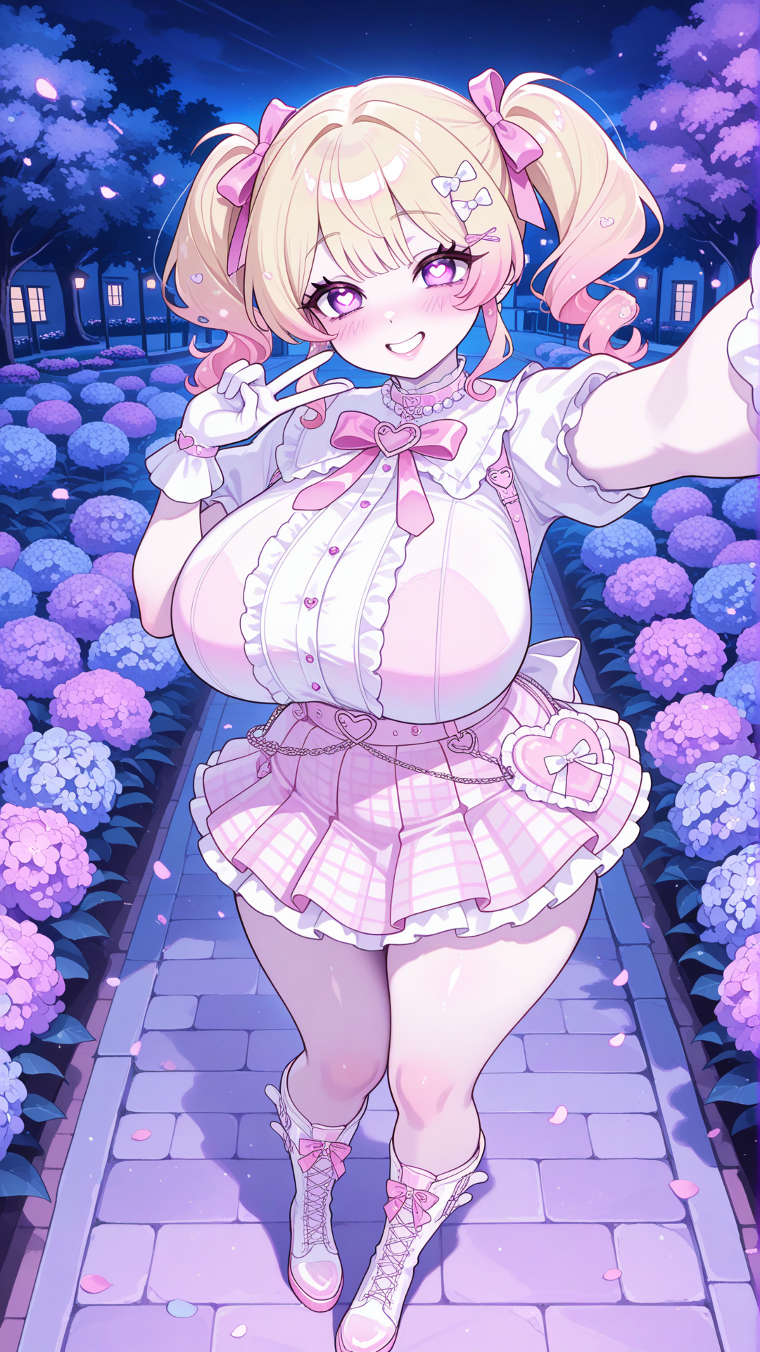 Chica mágica alegre