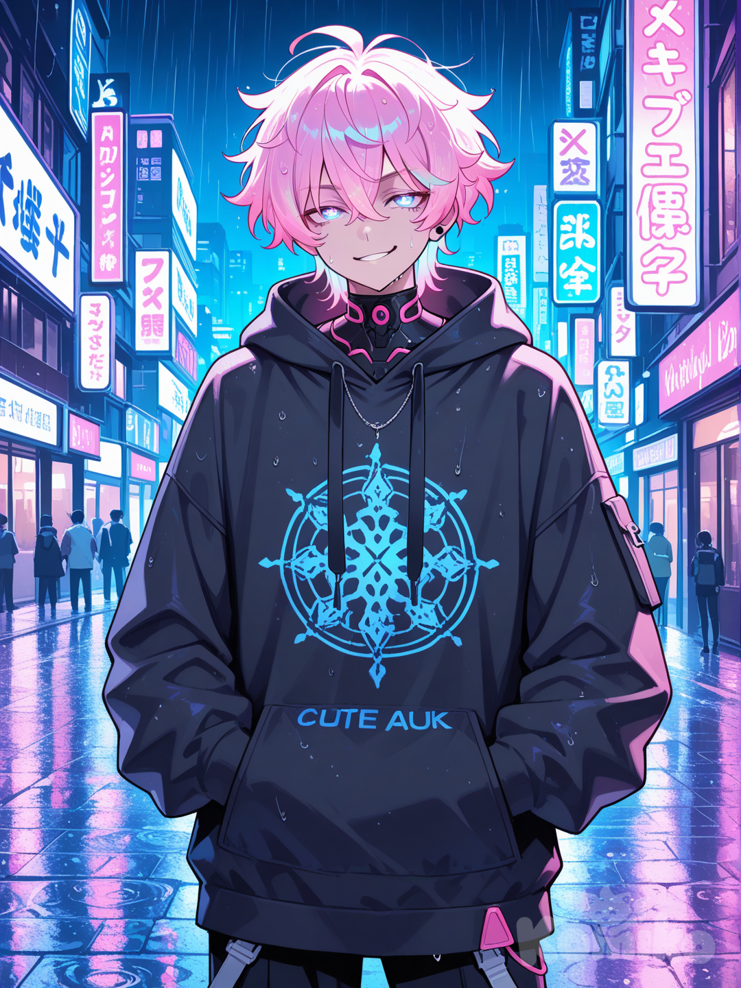 "Neon Rebellion" ~•*+🌃🖤