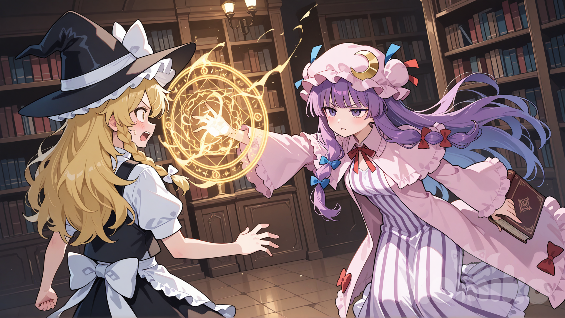 patchouli knowledge et marisa kirisame