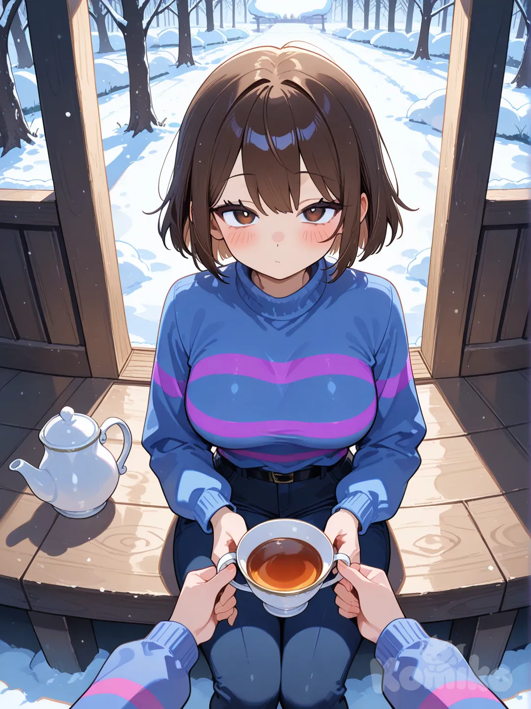 "This is my tea, give it...."