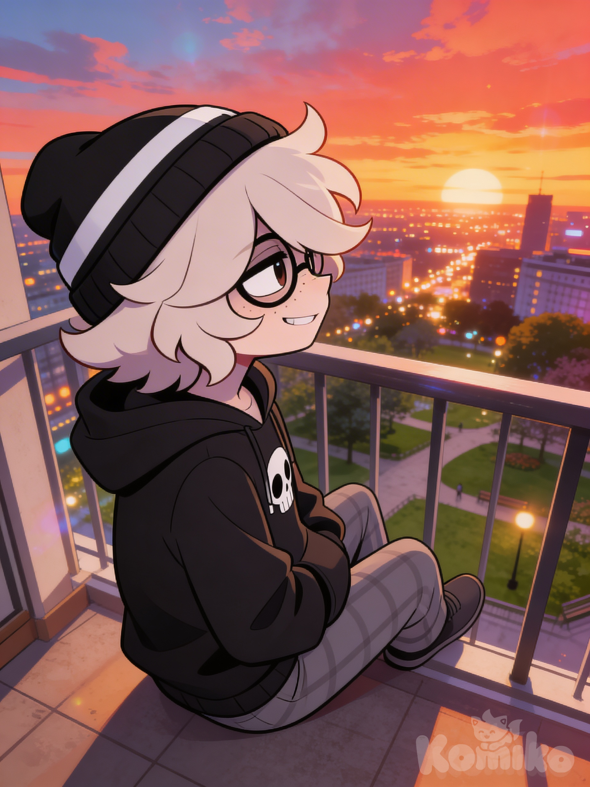 Bro just likes sunsets, got a problem?