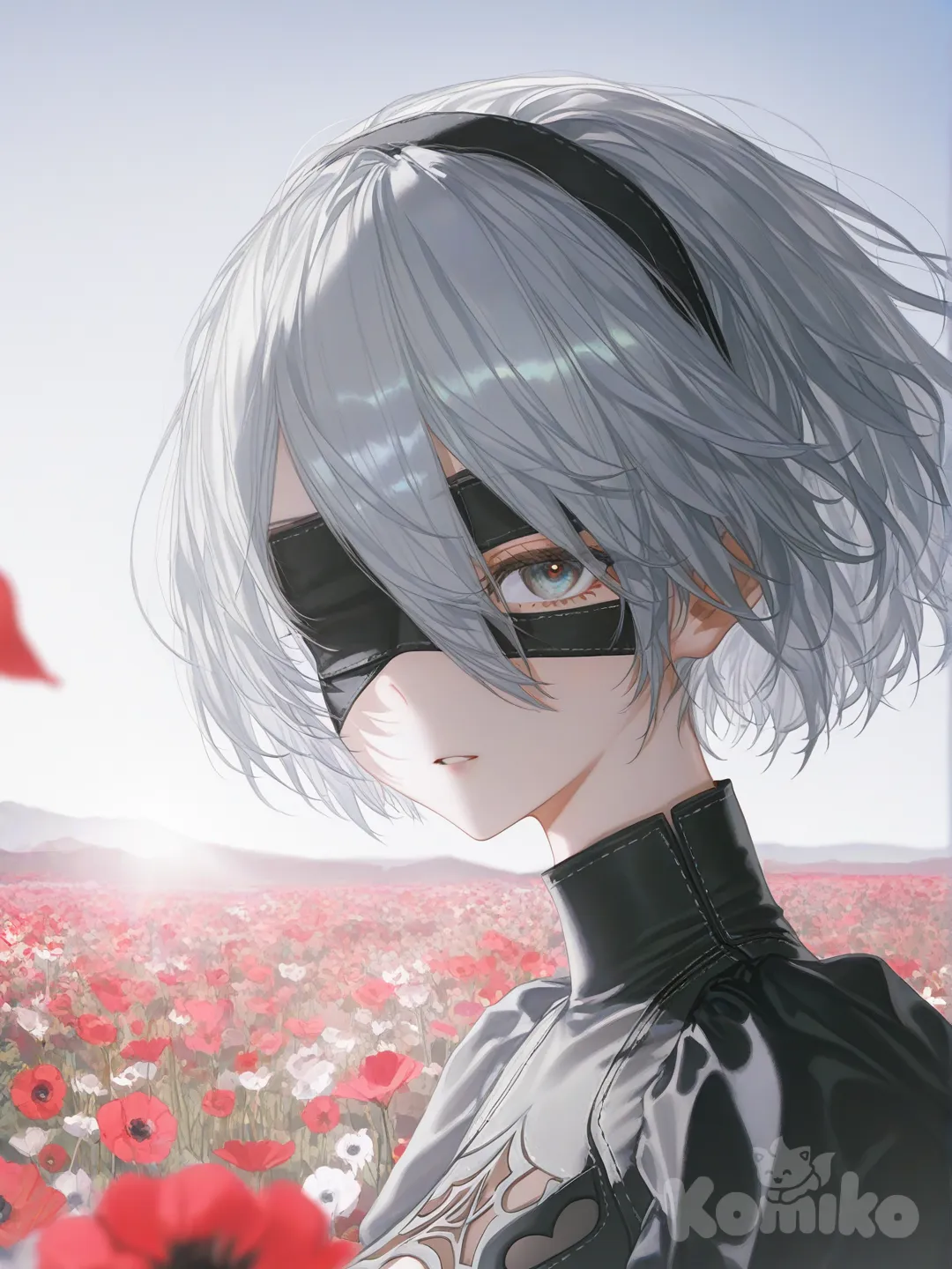@2B_(Nier:Automata)[soft-light-illustration-style]