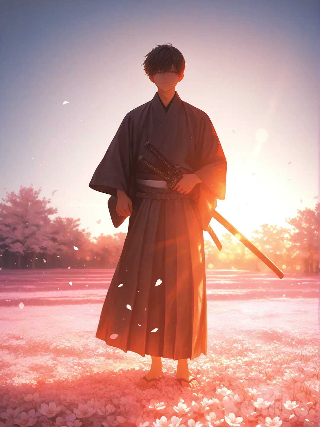 Peaceful samurai