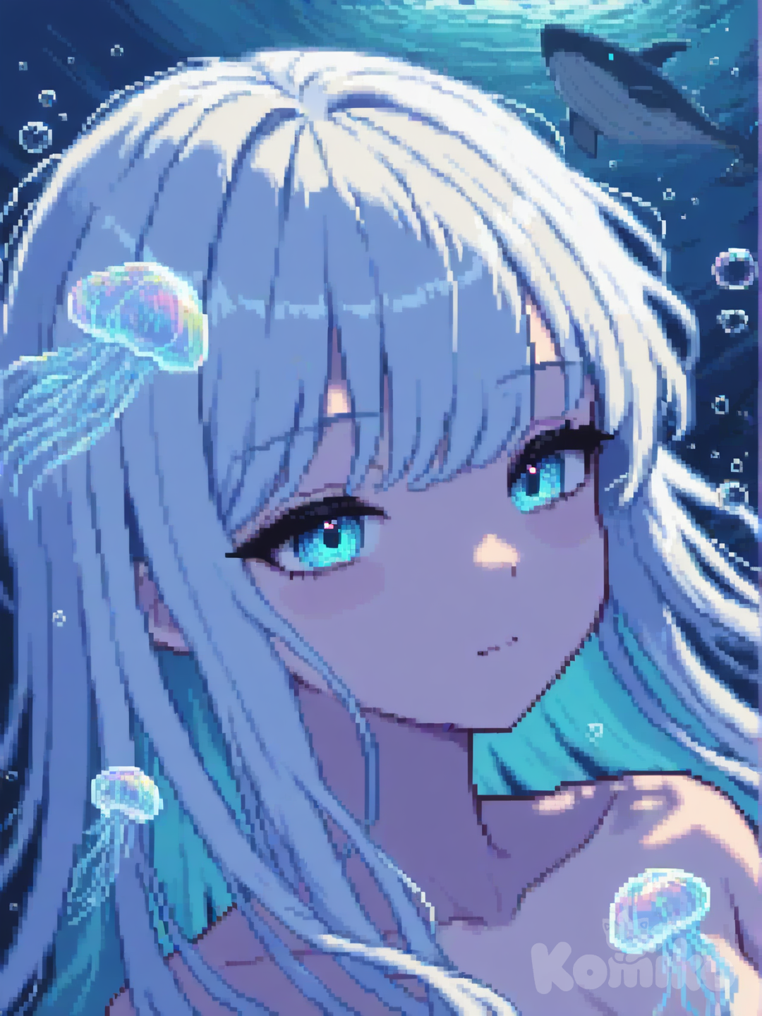 Underwater girl