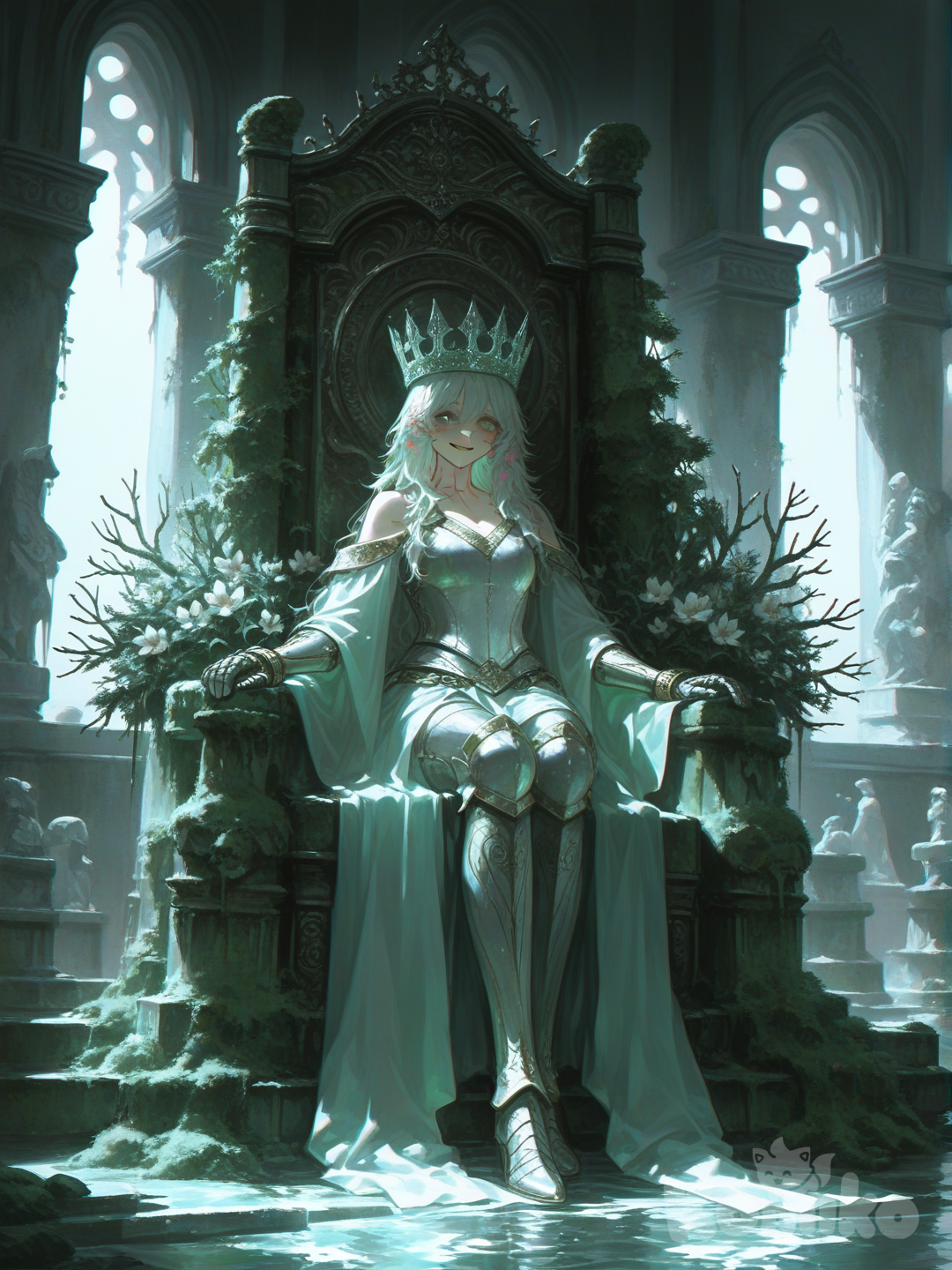 Throne crazy queen