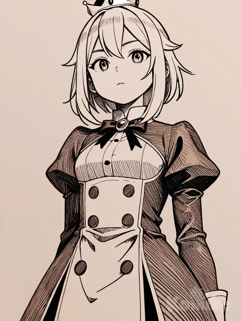 [graphic-ink-style], comic shading, hatching (texture), anime coloring, @Princess_King_Boo