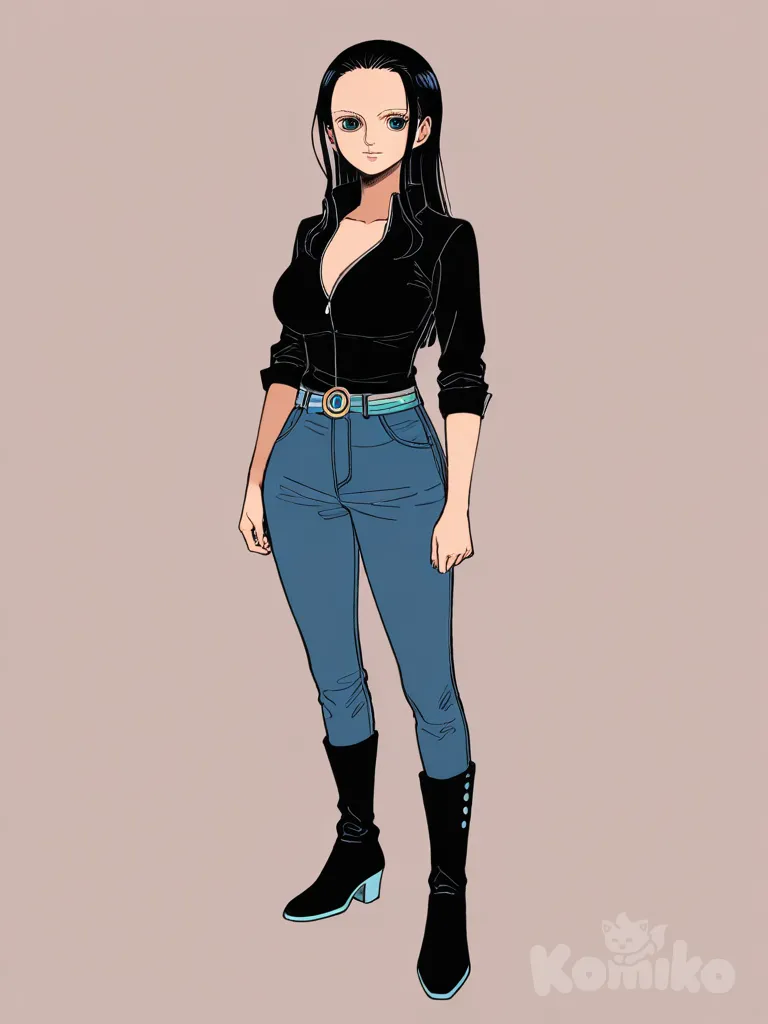 [pop-toon-style], anime coloring, hatching (texture), @Nico_Robin