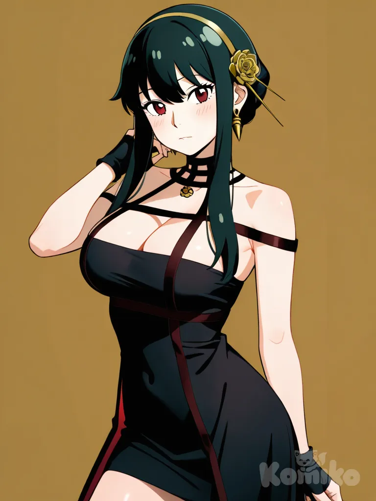 [clean-lines-style], anime coloring, @Yor_Briar