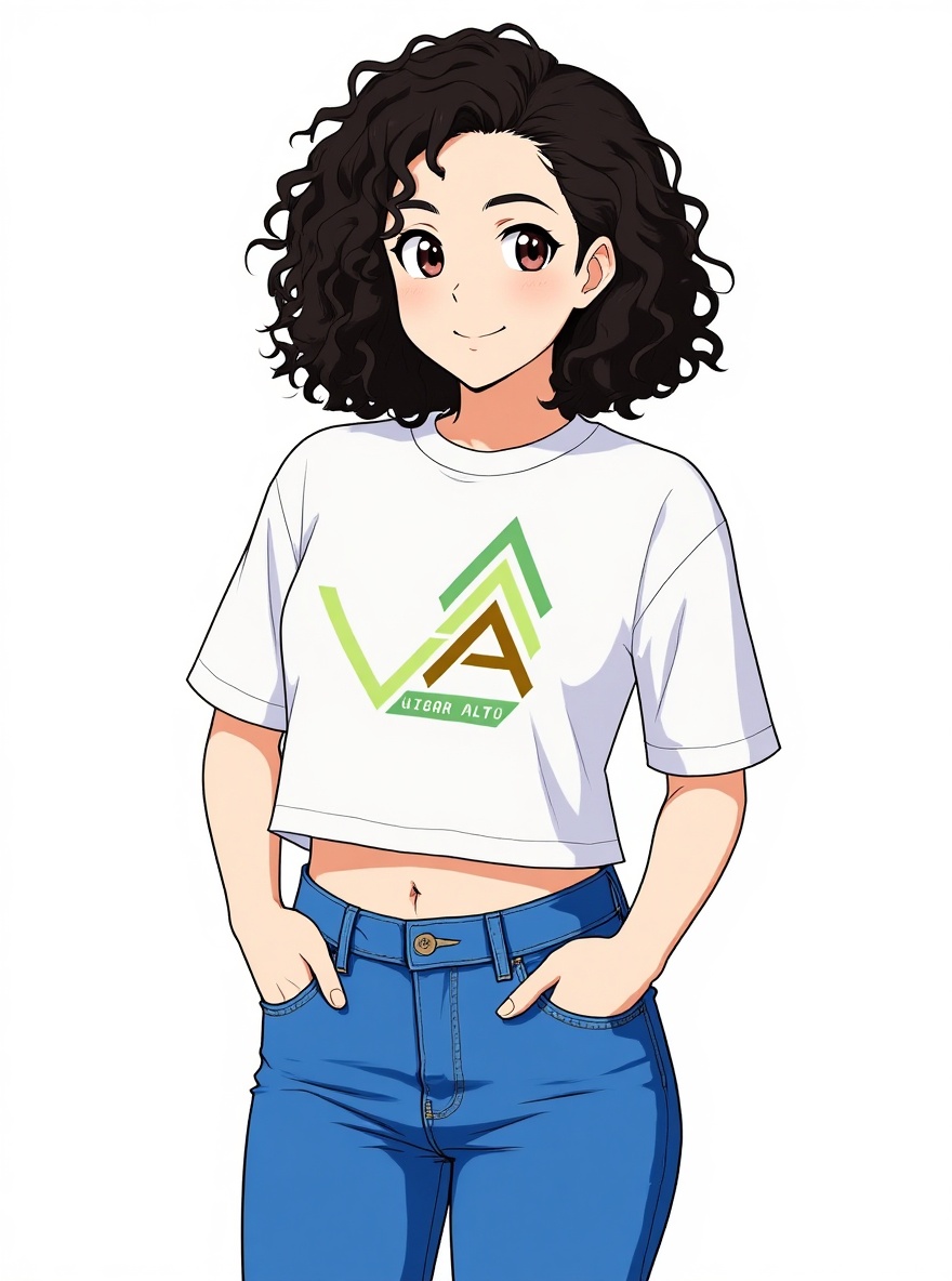 single character, full body, looking at viewer, anime style, simple background, white background