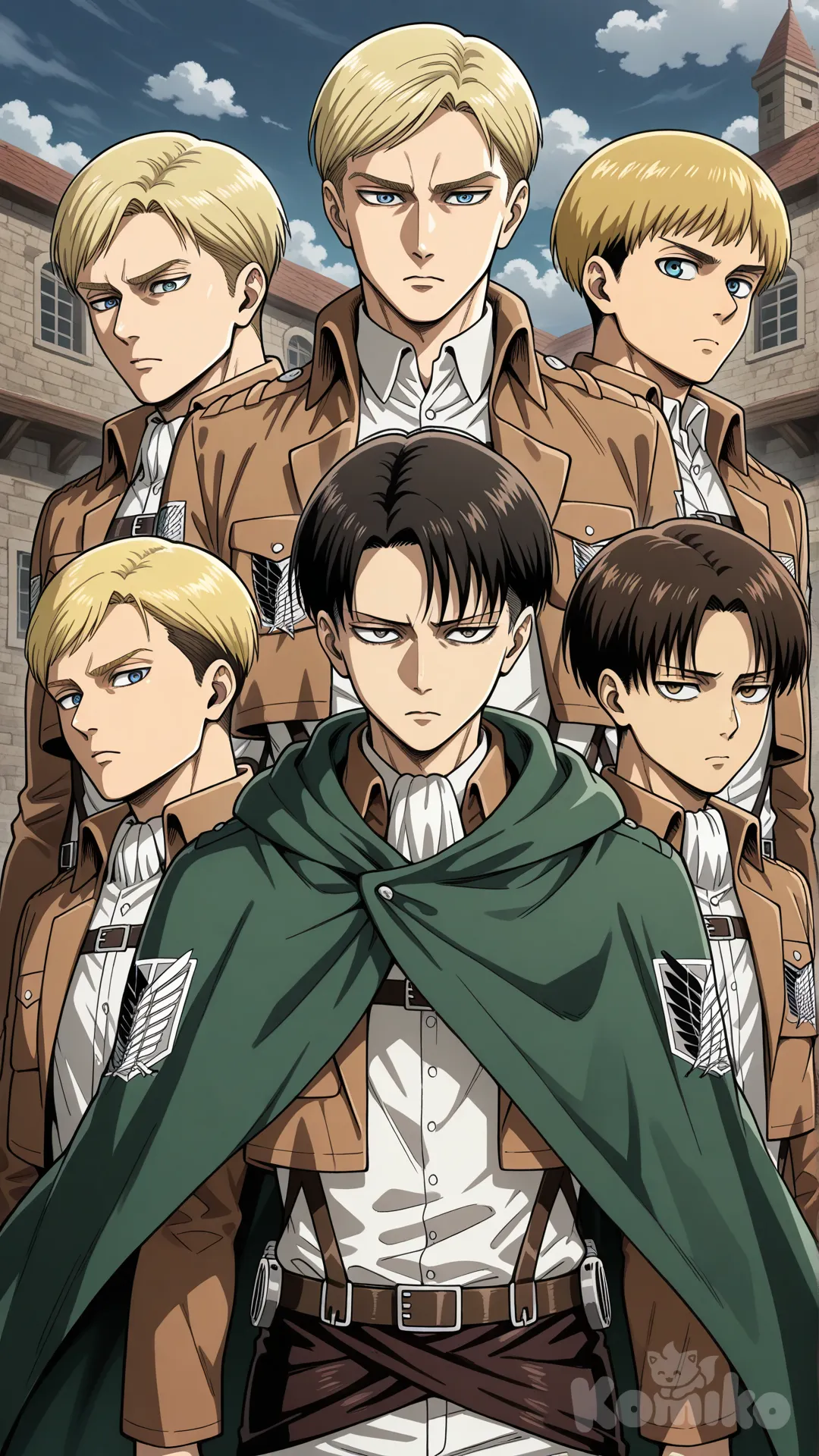 @Levi_(Shingeki_No_Kyojin), @Erwin_Smith, @Armin_Arlert