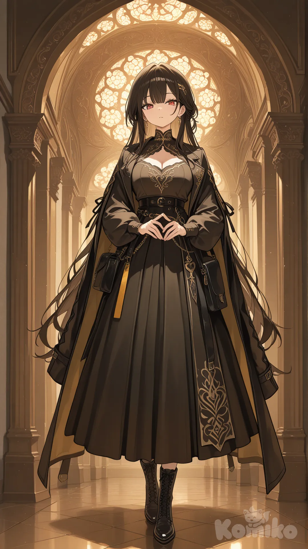 尊い命,女, full body