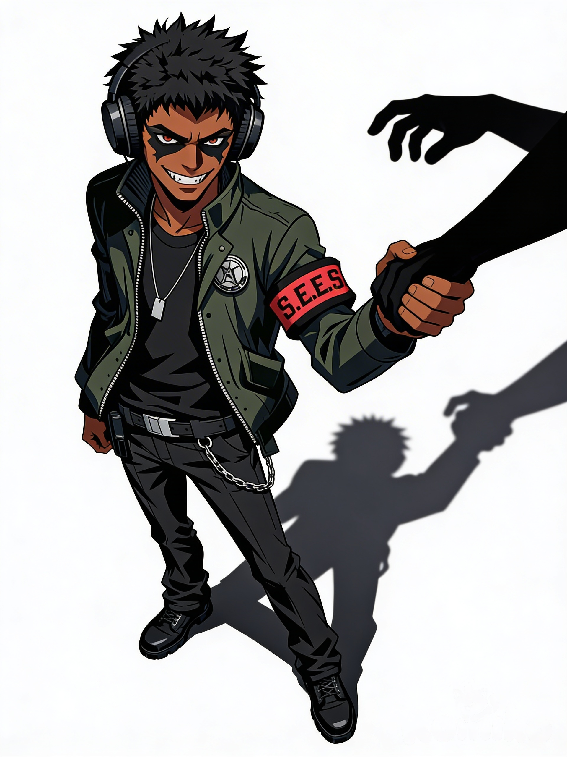 Me shaking someone's hand