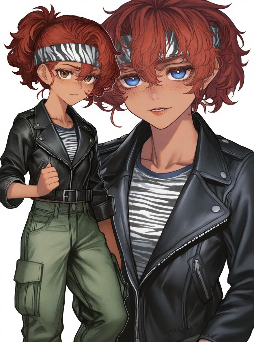 2girls, twins, full body, looking at viewer, anime style, simple background, white background