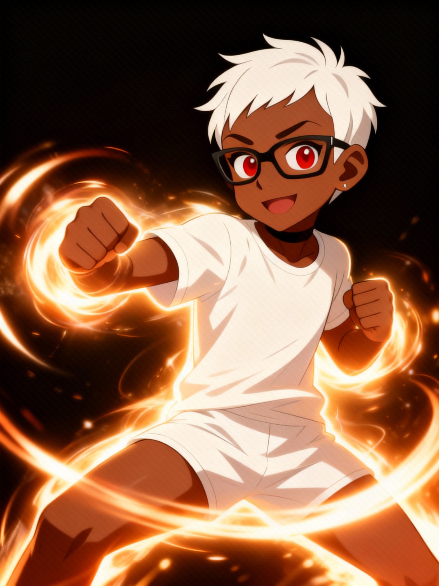 powering up, transformation, aura, fighting stance