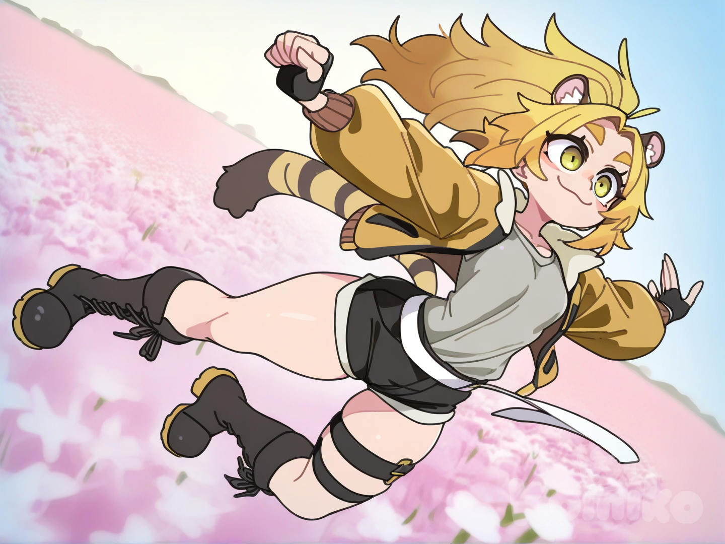 Ju fufu is having a great time