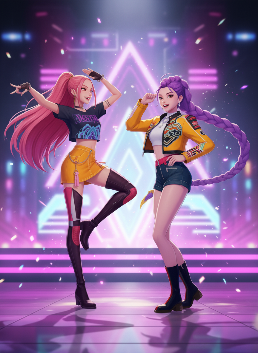 @Mira and @Rumi is dancing